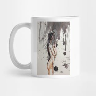 NUDE GIRL PRAYING Mug